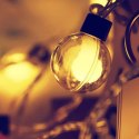 Lampki solarne ogrodowe girlanda 20 LED z czujnikiem zmierzchu VERK GROUP