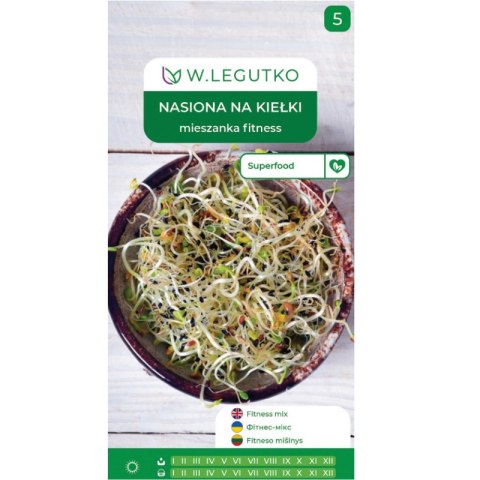 Nasiona na kiełki - mieszanka fitness W.Legutko