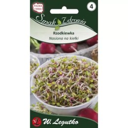 Nasiona na kiełki - rzodkiewka W.Legutko