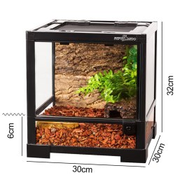 Repti-Zoo Glass Terrarium 30x30x32cm - szklane terrarium z metalową siatką Repti-Zoo