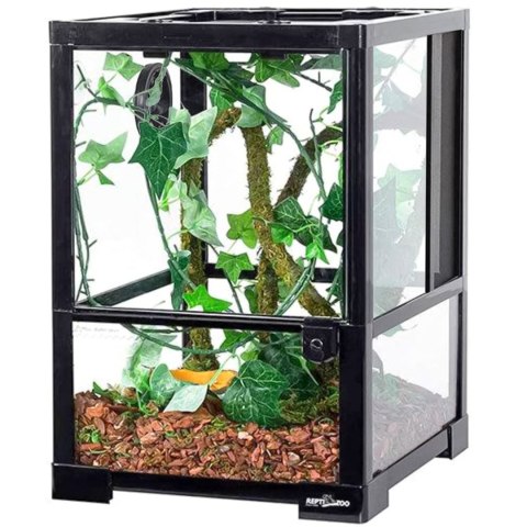 Repti-Zoo Glass Terrarium 30x30x45cm - szklane terrarium z metalową siatką Repti-Zoo