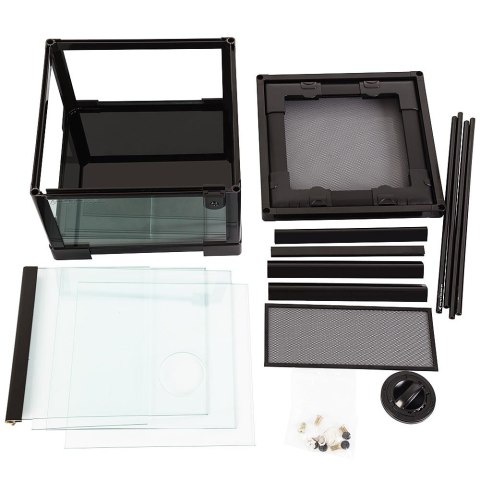 Repti-Zoo Glass Terrarium 30x30x45cm - szklane terrarium z metalową siatką Repti-Zoo