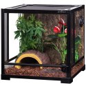 Repti-Zoo Glass Terrarium 45x45x45cm - szklane terrarium z metalową siatką Repti-Zoo