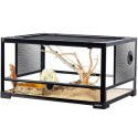 Repti-Zoo Glass Terrarium 60x45x32cm - szklane terrarium z metalową siatką Repti-Zoo