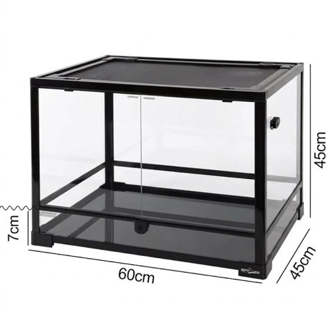 Repti-Zoo Glass Terrarium 60x45x45cm - szklane terrarium z metalową siatką Repti-Zoo