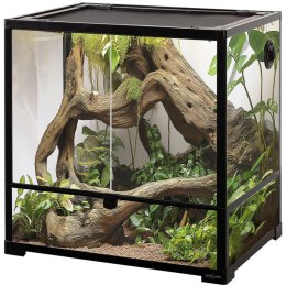 Repti-Zoo Glass Terrarium 60x45x60cm - szklane terrarium z metalową siatką Repti-Zoo