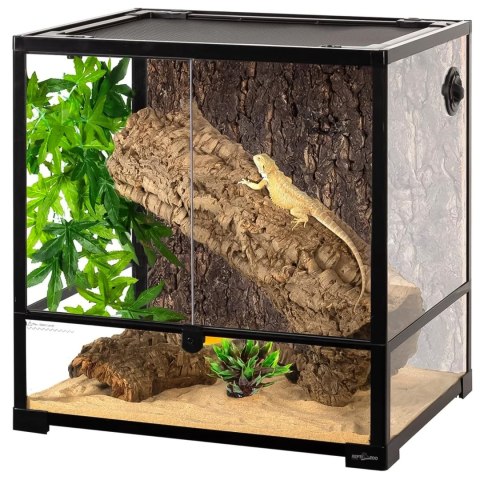 Repti-Zoo Glass Terrarium 60x45x60cm - szklane terrarium z metalową siatką Repti-Zoo