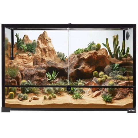 Repti-Zoo Glass Terrarium 90x45x60cm - szklane terrarium z metalową siatką Repti-Zoo