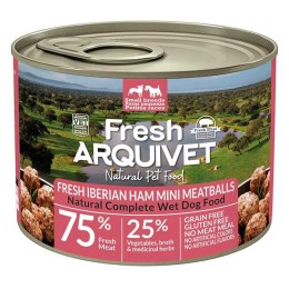 Arquivet Fresh MINI klopsiki z szynką iberyjską, słodkimi ziemniakami i brokułami 6x200g Arquivet Fresh