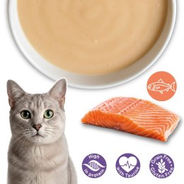 Arquivet Velvet kremowa puszka dla kota o smaku łososia 80g Arquivet