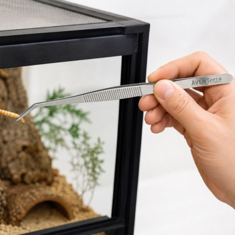 Aventerra Sweden CLAWEY ARC 30cm - pęseta stalowa zagięta Aventerra