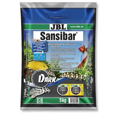 JBL Sansibar Dark 5kg - czarne podłoże do akwariów słodkowodnych i morskich JBL