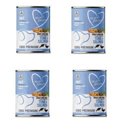 4x400g Euro Premium Pate Adult With Tuna & Salmon - mokra karma dla psa tuńczyk i łosoś
