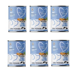 6x400 g Euro Premium Pate Adult With Tuna & Salmon - mokra karma dla psa tuńczyk i łosoś