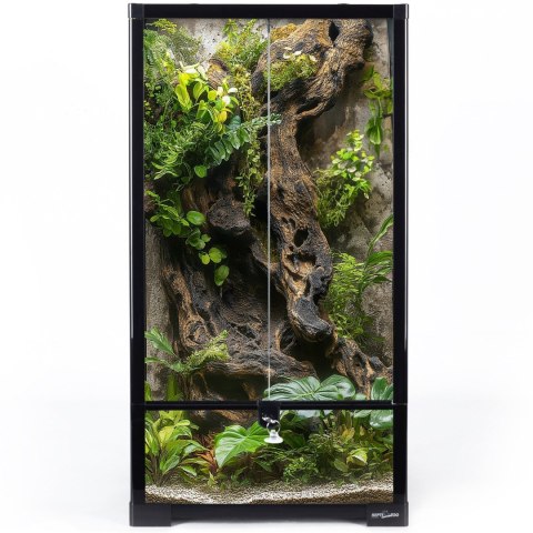 Repti-Zoo Glass Terrarium NET 40x40x75cm - szklane terrarium z metalową siatką Repti-Zoo