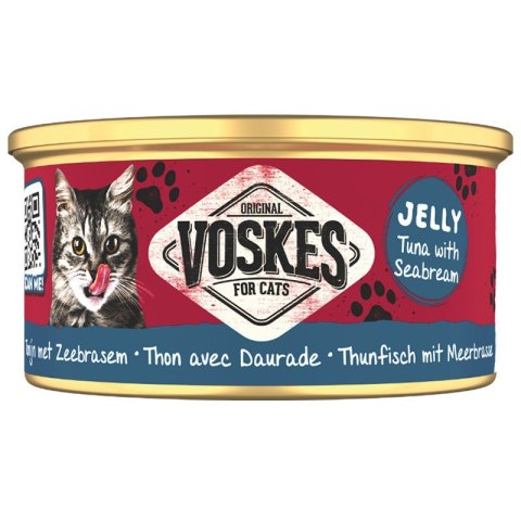 Voskes Tuna With Seabream - tuńczyk z doradą mokra karma dla kota 85g Voskes