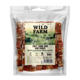WILD FARM Kostki Z Jagnięciny I Dorsza Miękkie Przysmak Dla Psa 500G Wild Farm