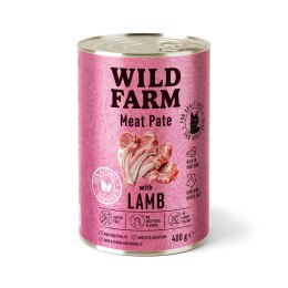 WILD FARM Meat Pate Karma Mokra Dla Kota Jagnięcina 400G Wild Farm