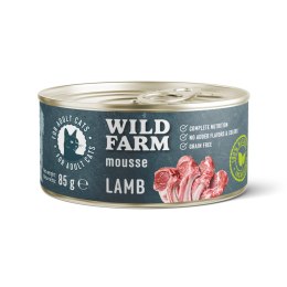 WILD FARM Mousse Lamb 85g - bezzbożowy mus dla kota Wild Farm