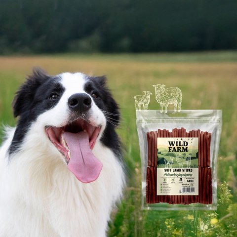 WILD FARM Paluszki Z Jagnięciny Przysmak Dla Psa 500G Wild Farm