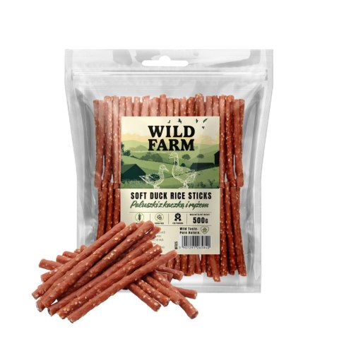 WILD FARM Paluszki Z Kaczką I Ryżem Przysmak Dla Psa 500G Wild Farm