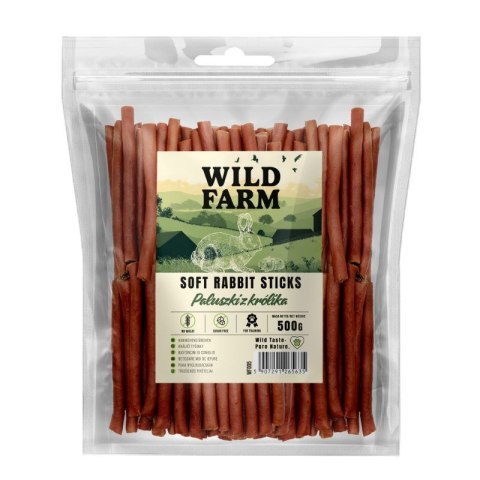WILD FARM Paluszki Z Królika Przysmak Dla Psa 500G Wild Farm