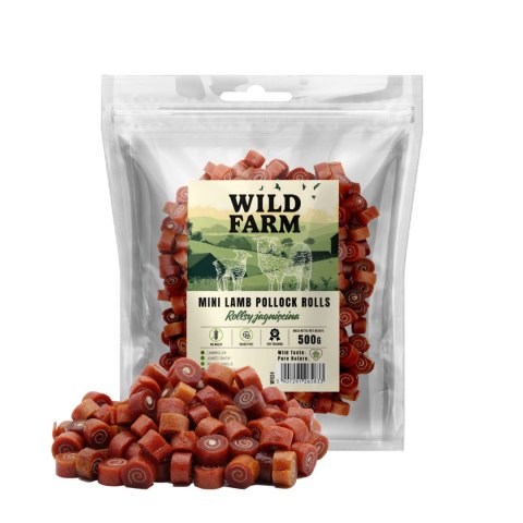 WILD FARM Rollsy Z Jagnięciny Przysmak Dla Psa 500G Wild Farm