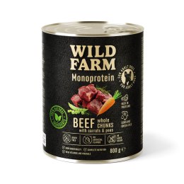 Wild Farm Monoprotein Wołowina Karma Mokra dla Psa 800g Hypoalergiczna Wild Farm