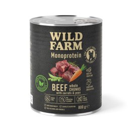 Wild Farm Monoprotein Wołowina Karma Mokra dla Psa 800g Hypoalergiczna Wild Farm