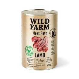 Wild Farm Pate Lamb 400g - Mokra Karma z Jagnięciną dla Psów Wild Farm