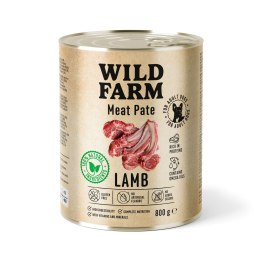 Wild Farm Pate Lamb 800g - Mokra Karma z Jagnięciną dla Psów Wild Farm