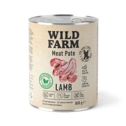 Wild Farm Pate Lamb 800g - Mokra Karma z Jagnięciną dla Psów Wild Farm
