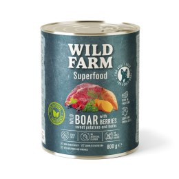 Wild Farm Superfood Dziczyzna Karma Mokra Dla Psów 800g Wild Farm