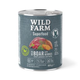 Wild Farm Superfood Dziczyzna Karma Mokra Dla Psów 800g Wild Farm
