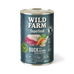 Wild Farm Superfood - Kaczka z Komosą Ryżową i Ziołami 400g Wild Farm