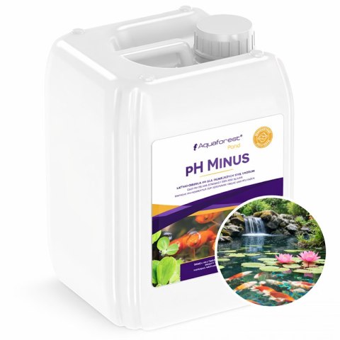 Aquaforest pH Minus POND 5L - preparat do obniżania pH w oczkach wodnych Aquaforest