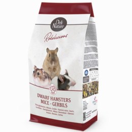 Deli Nature Rodelicious Dwarf Hamsters, Mice & Gerbils - mieszanka dla chomików, myszy i myszoskoczków 750g Deli Nature