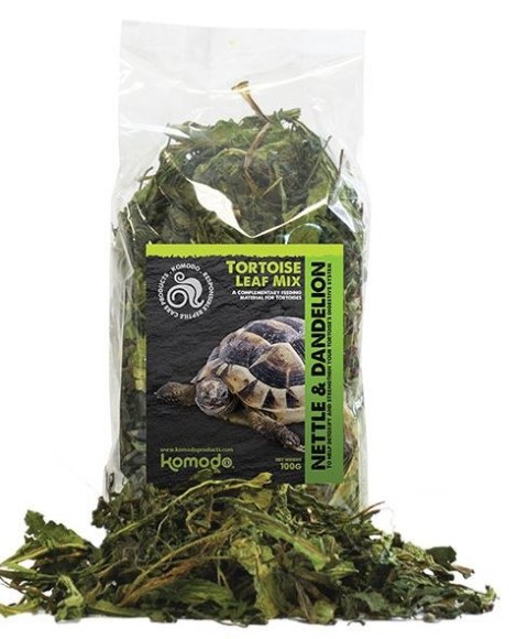Komodo Tortoise Leaf Mix 100g - zioła lecznicze dla żółwi Komodo