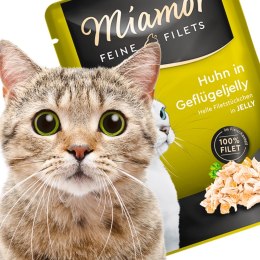 Miamor Filets Huhn in Geflugeljelly - polędwiczka z kurczaka w galarecie drobiowej 100g Miamor