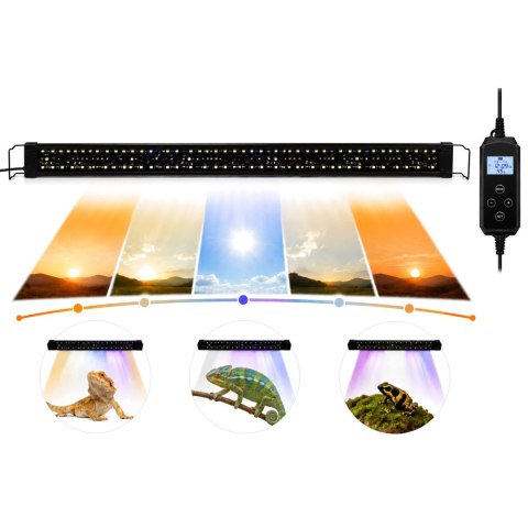 Repti-Zoo Natural Light LED UVB 24W - lampa automatyczna do terrarium 90cm Repti-Zoo