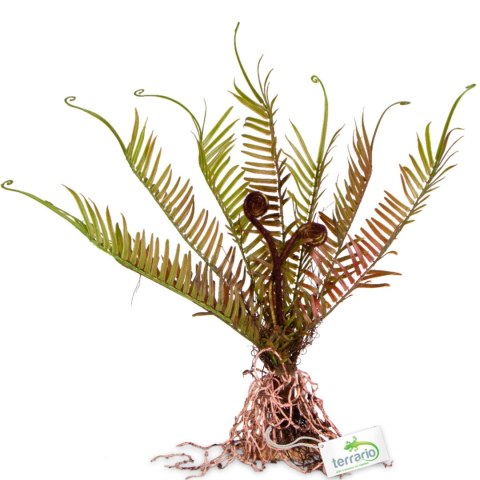 Terrario - Sztuczna roślina do terrarium - Paproć 40x14x41 cm Terrario