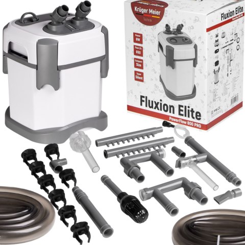 Kruger Meier Fluxion Elite 800 PRO - filtr zewnętrzny do akwarium 50 - 120 litrów Kruger Meier