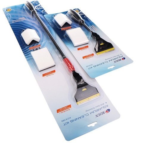 Resun Resun Aqua Clean Kit 60-90cm - czyścik gąbkowy i skrobak 3w1