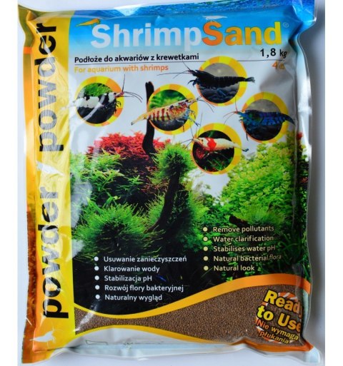 Aqua-art Shrimp Sand 4kg - brązowe podłoże do krewetkarium Aqua-art
