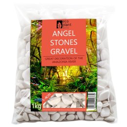 Eco Plant Eco Plant Angel Stones 1kg - białe kamienie otoczak 10-40mm