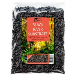 Eco Plant Eco Plant Black River 1kg - żwirek czarny 2-4mm