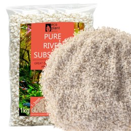 Eco Plant Eco Plant Pure River 1kg - żwirek jasny 1-3mm