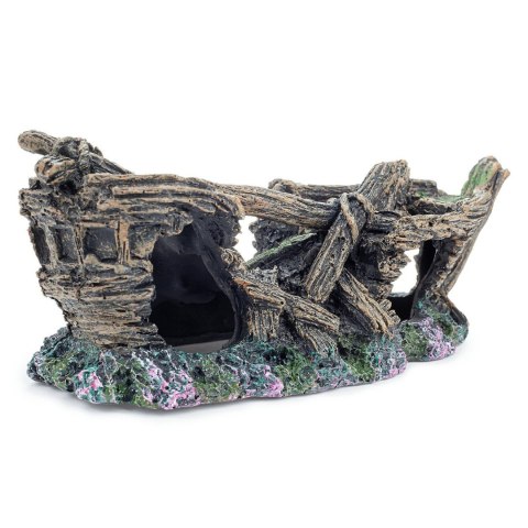 Happet Happet - ozdoba do akwarium statek wrak 18cm