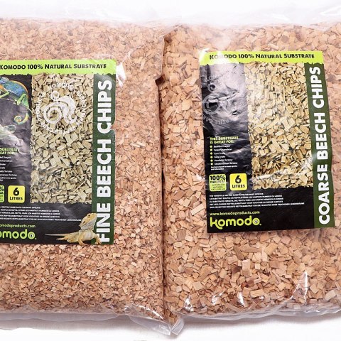 Komodo Fine Beech Chips 6l - zrębki bukowe drobne Komodo