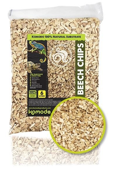 Komodo Fine Beech Chips 6l - zrębki bukowe drobne Komodo